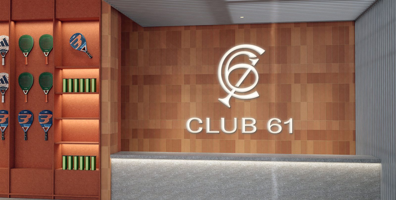 Resepsionis Club61 Padel Court